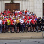 Larry McQuien Honor Guard Ride - Memorial Service and Vigil. We will not forget. Participating organizations included the Lockheed Martin Recreation Association, the Fort Worth Bicycle Association, BikeDFW, BikeTexas and at least dozen other bicycle club and team members.