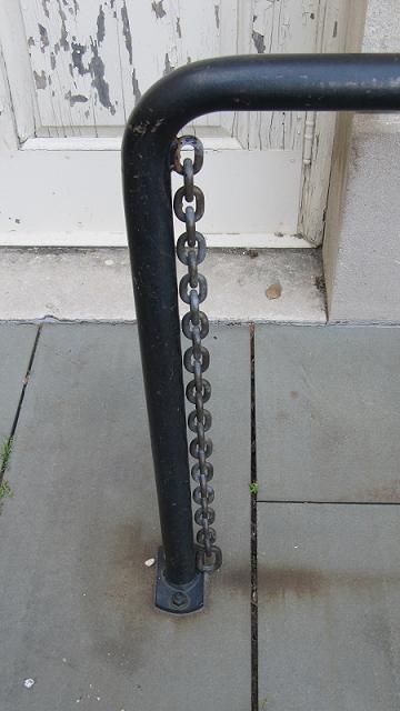 1.23 Bike Rack with Permanent Chain or Cable
