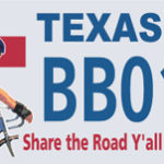 Share the Road Y'all license plate funds the BikeTexas Share the Road Motorist/Cyclist Education program