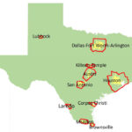 Map of Texas MPOs