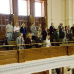 Cyclists in the Senate Gallery in 2009.