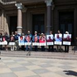 Supporters of the Ban on Texting while Driving at the Capitol in 2011.