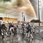 El Paso cyclists enjoy a post-rain ride.