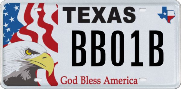 God Bless America Specialty License Plate