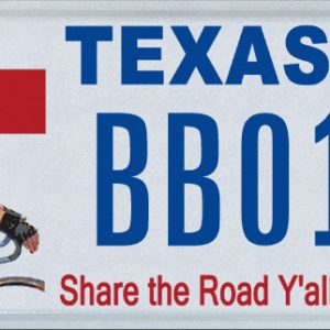 Share the Road Y'all Specialty License Plate