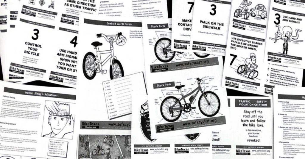 Free Bicycle Safety Materials for Kids