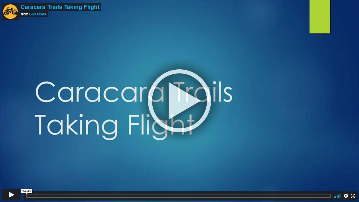 Video - Caracara Trails Taking Flight